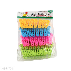 Yiwu market plastic family utensil clothes peg for sale