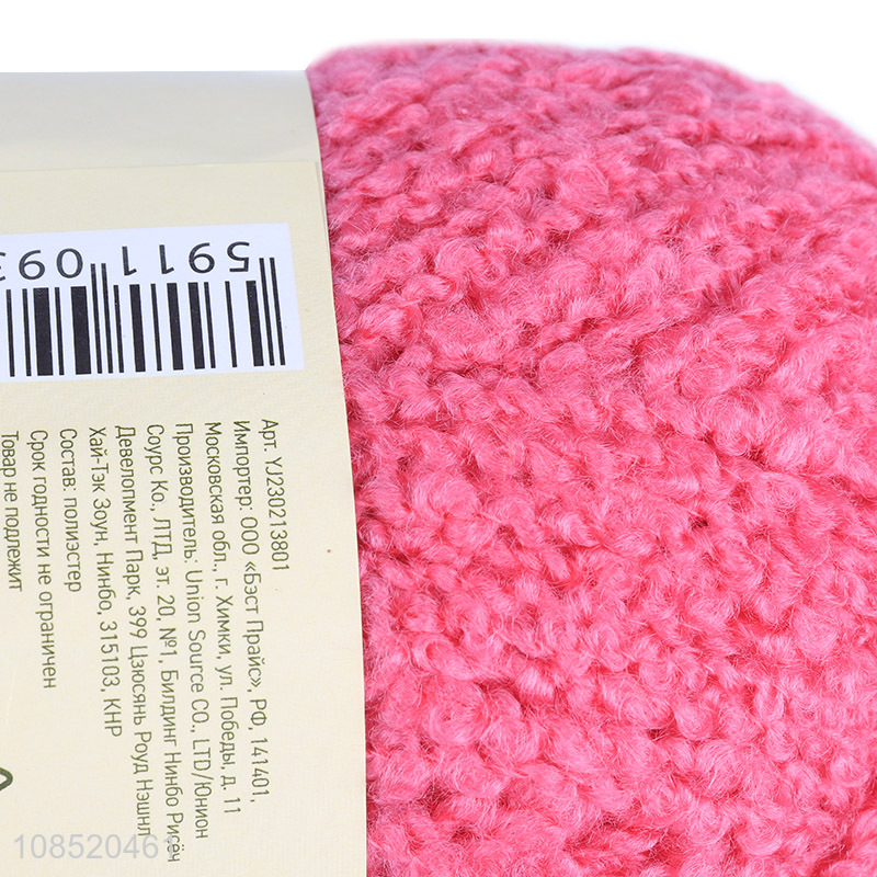 Good quality knitting scarf polyester yarn for sale