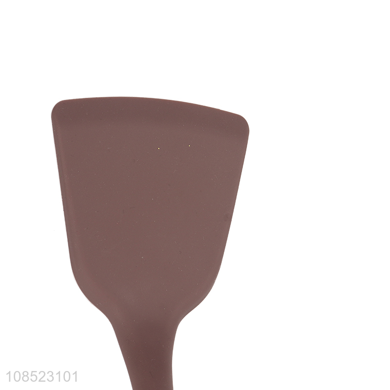 Online wholesale long handle silicone cooking spatula