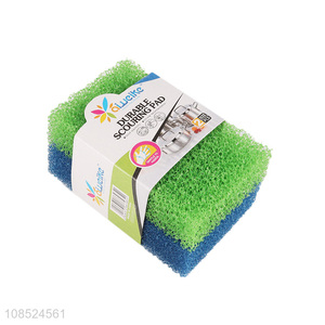 Wholesale multipurpose scouring pads kitchen dish washing scrubbers