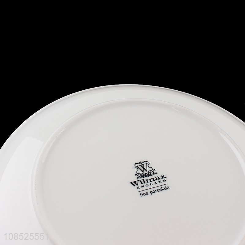 Top selling round ceramic tableware plate for daily use