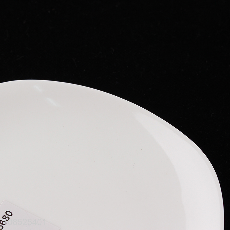 New products ceramic dinnerware plate white dishes for sale