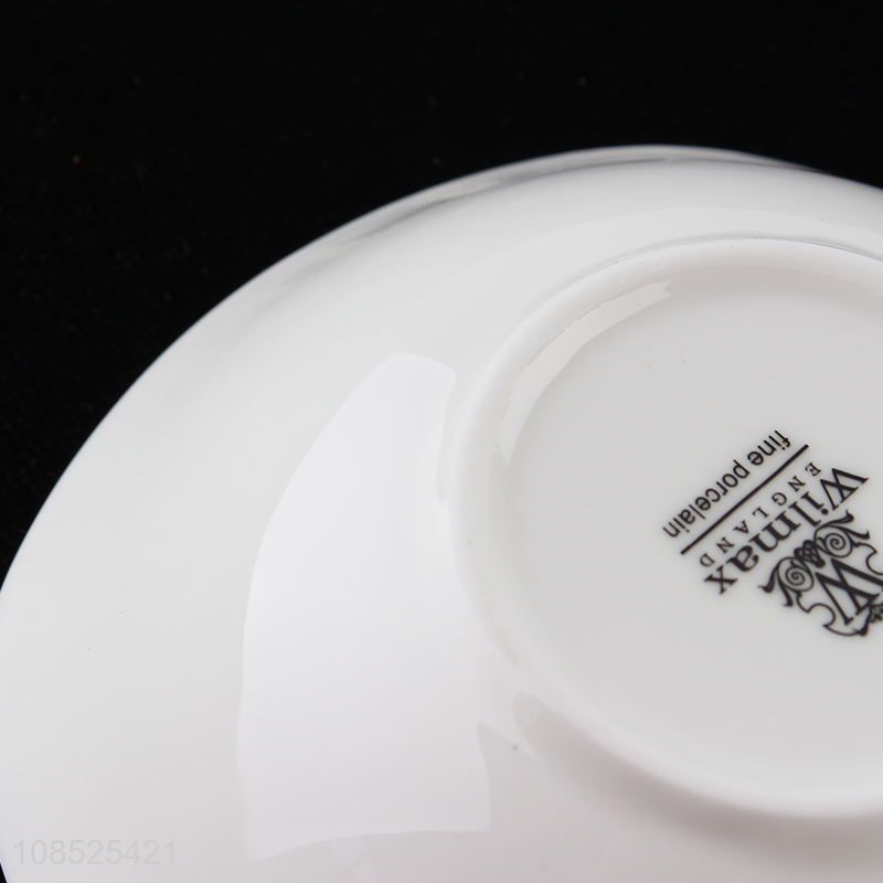 Good sale ceramic white plate dishes for dinnerware