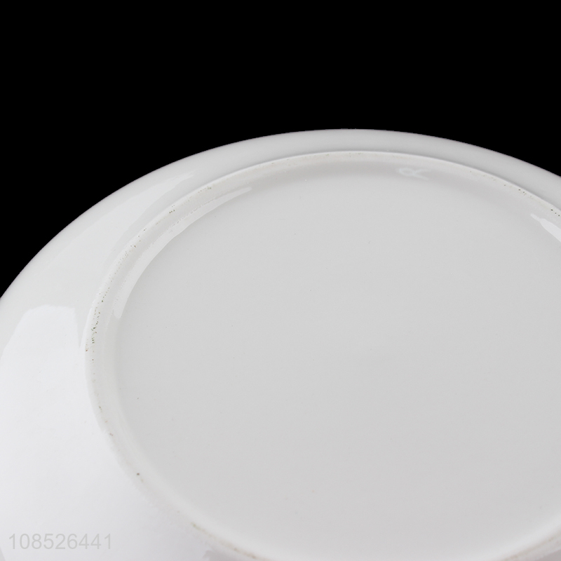 New products ceramic plate dessert snack plate for restaurant