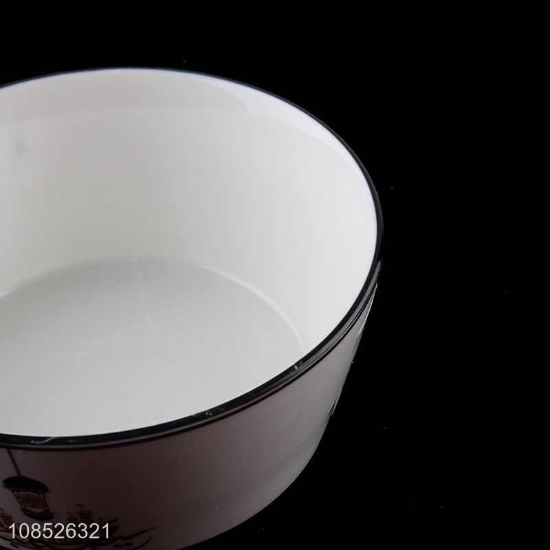 Wholesale ceramic cereal bowl deep bowl for soup noodle