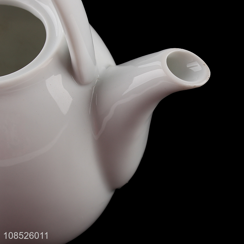 Factory price household ceramic tea pot porcelain cold water pot