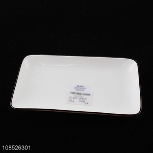 Bottom price ceramic salad plate appetizer serving platter