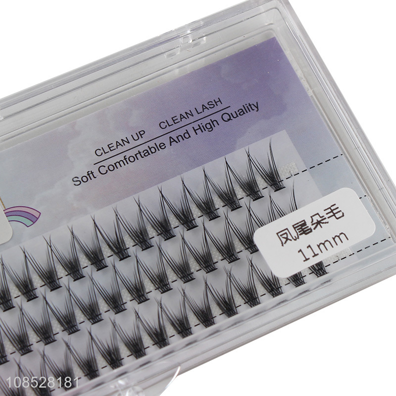 Hot selling handmade false eyelash synthetic eyelash clusters