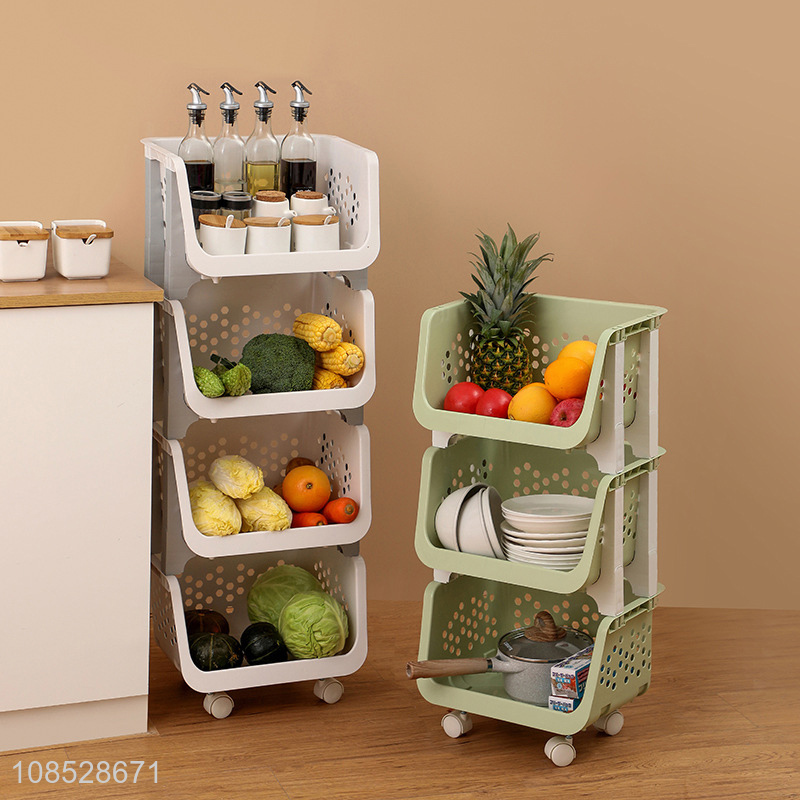 Good quality kitchen storage shelves floor-standing multi-layer storage rack