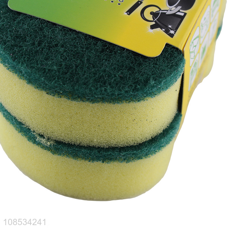 Top quality reusable kitchen cleaning sponge scouring pad