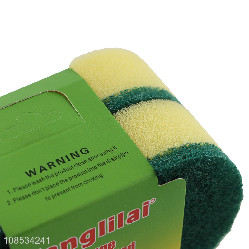 Top quality reusable kitchen cleaning sponge scouring pad