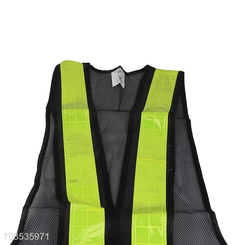 Wholesale multipurpose high visibility reflective strips safety vest