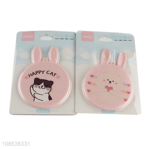 Good quality cartoon single sided compact mirror for girls