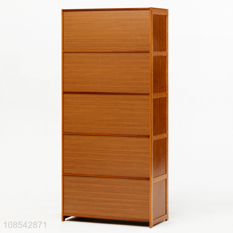 Good quality simple bookshelf floor standing bookcase storage cabinet