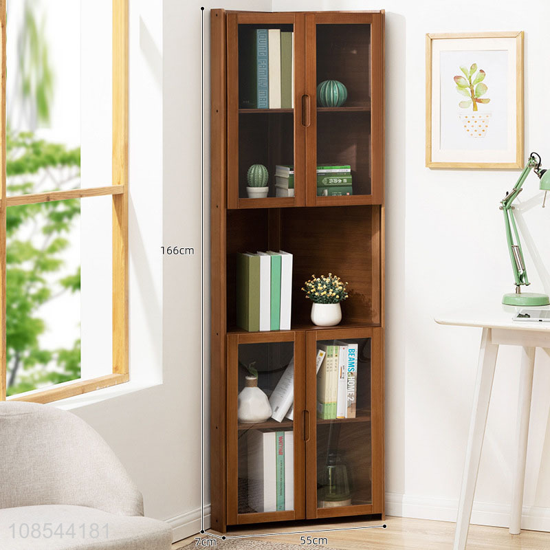 Hot selling file cabinet corner shelf bookcase wholesale