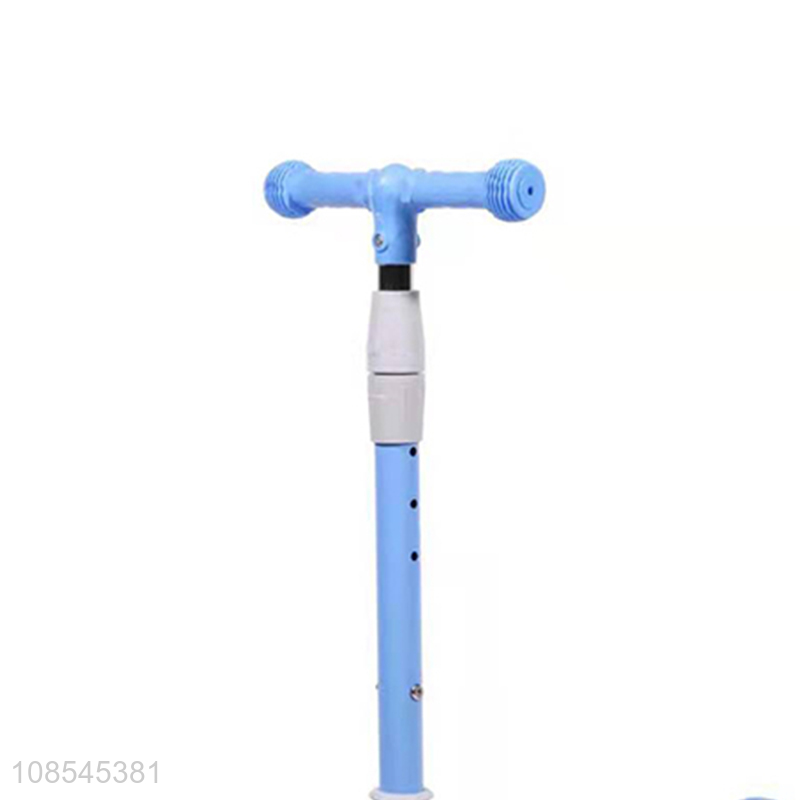 Good selling blue kids 3wheel balance scooter for outdoor