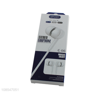 Best selling 3.5mm plug in-ear earbud headphone for running