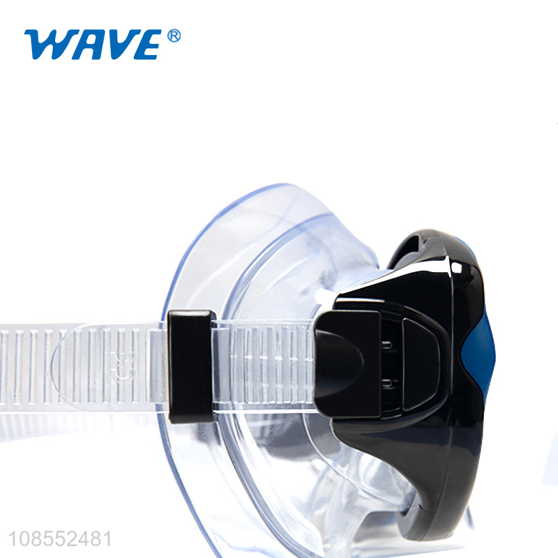 Wholesale no leaking high definition diving mask and snorkel set for adult