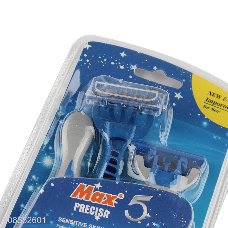 Good price 5 blades disposable razors with lubricating strip