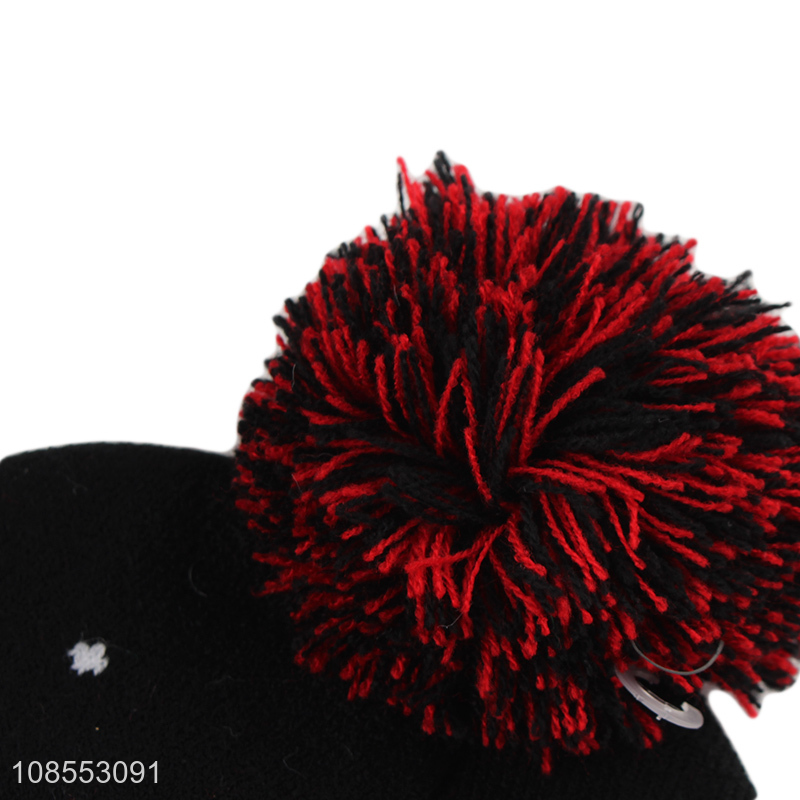 Popular products fashion winter warm beanie hat knitted hat