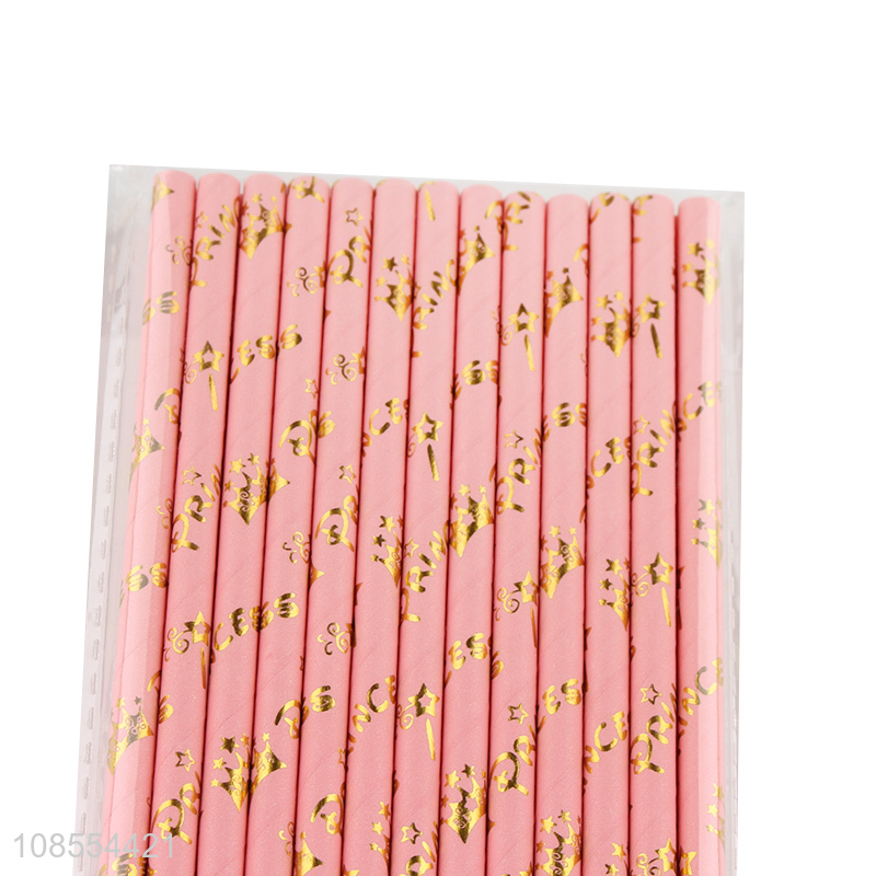 Factory wholesale multicolor paper juice straw coffee straw