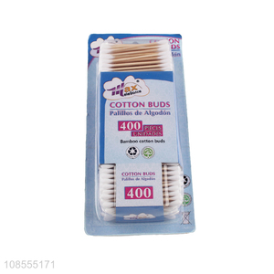 China factory disposable bamboo cotton buds for sale