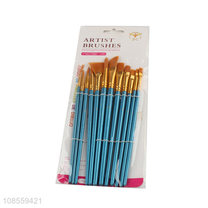 New product 12pcs/set painting brush set for oil painting