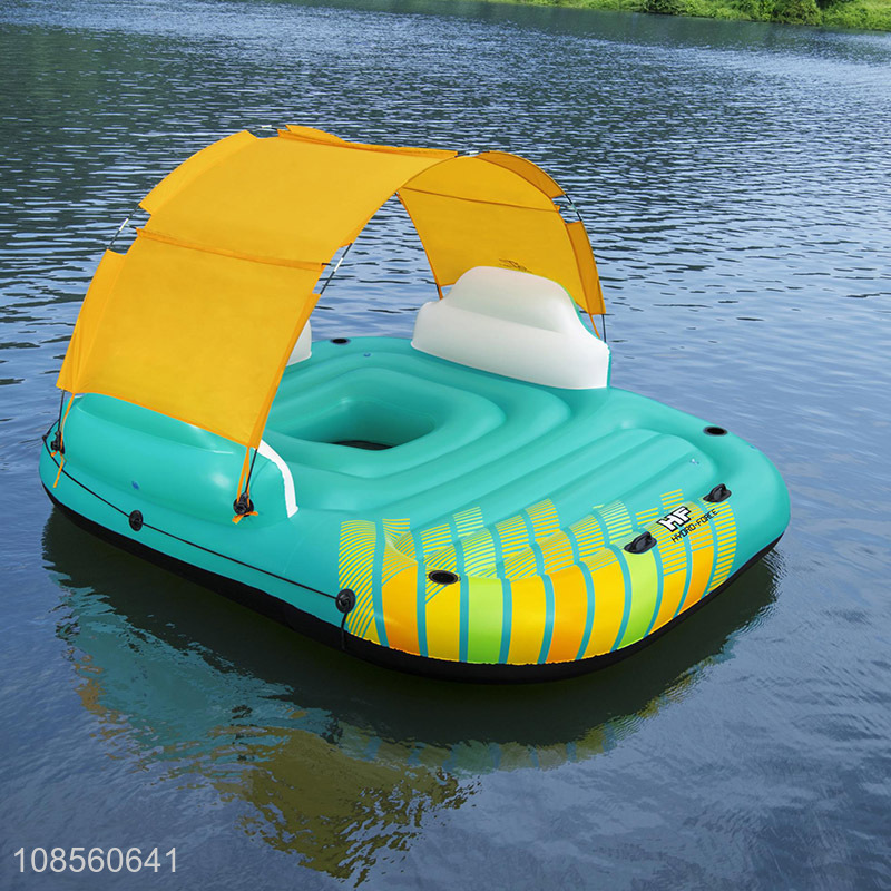 New style outdoor inflatable beach floating party island