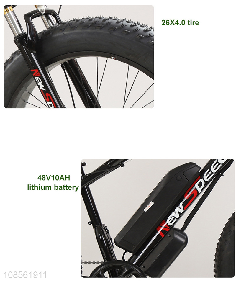 Best selling 26inch fat tire snow mountain bike bicycle