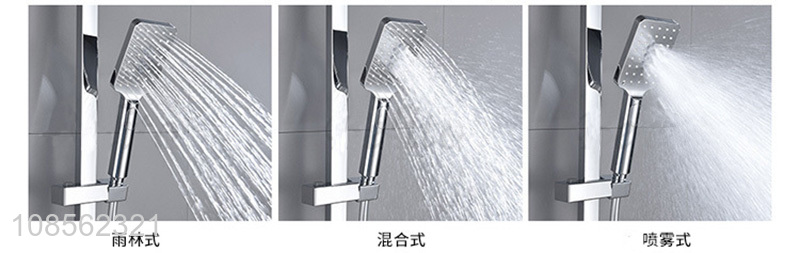 China wholesale square thermostatic shower system set