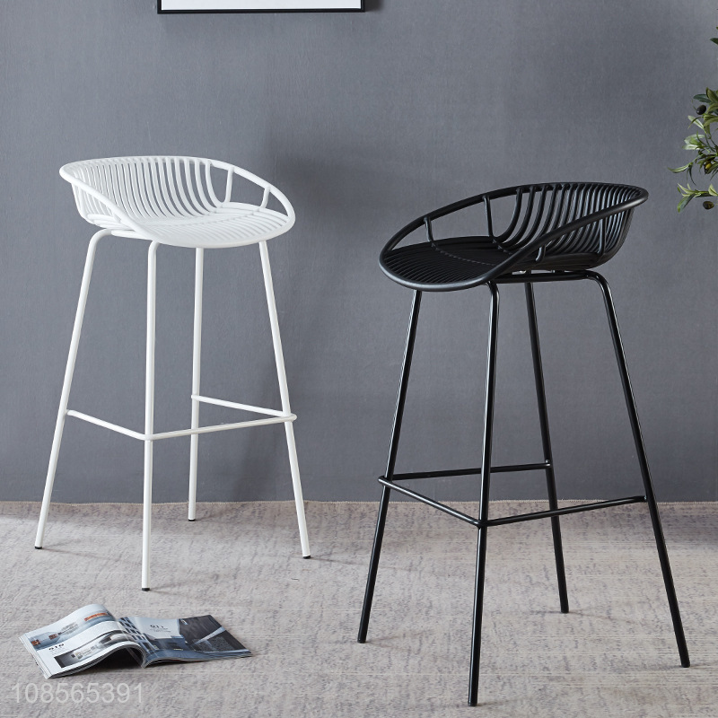 Good quality iron arthigh  bar chair modern simple high bar stool