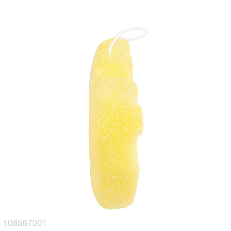 China factory cheese shape konjac cleansing sponge