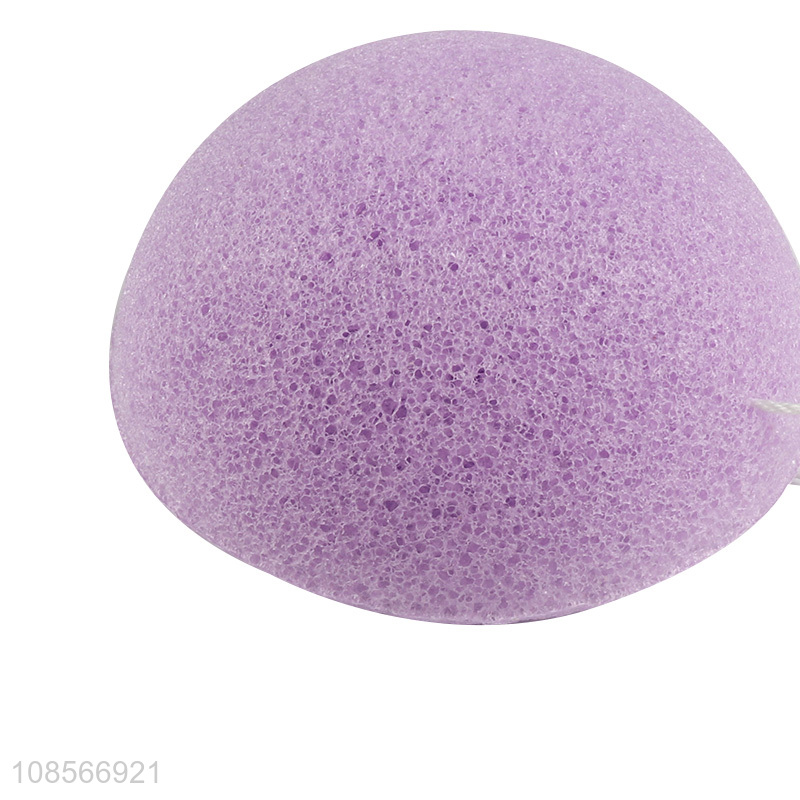 Good selling round skin care cleansing sponge wholesale