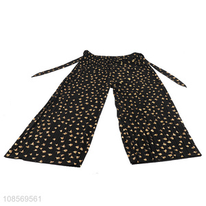 Factory price fashion women wide leg trousers pants for sale