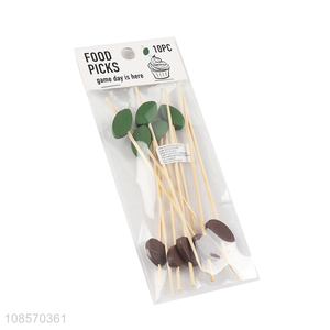 Latest products 10pieces decorative food picks fruit picks