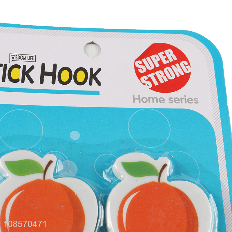 Factory price 4pcs kitchen utensils hook bathroom sticky hook