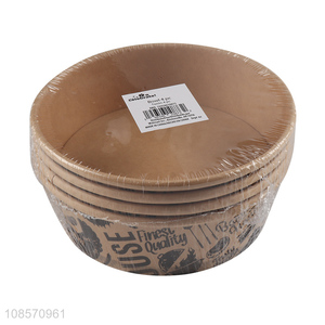 High quality 8oz 4pcs <em>paper</em> bowl for take away food