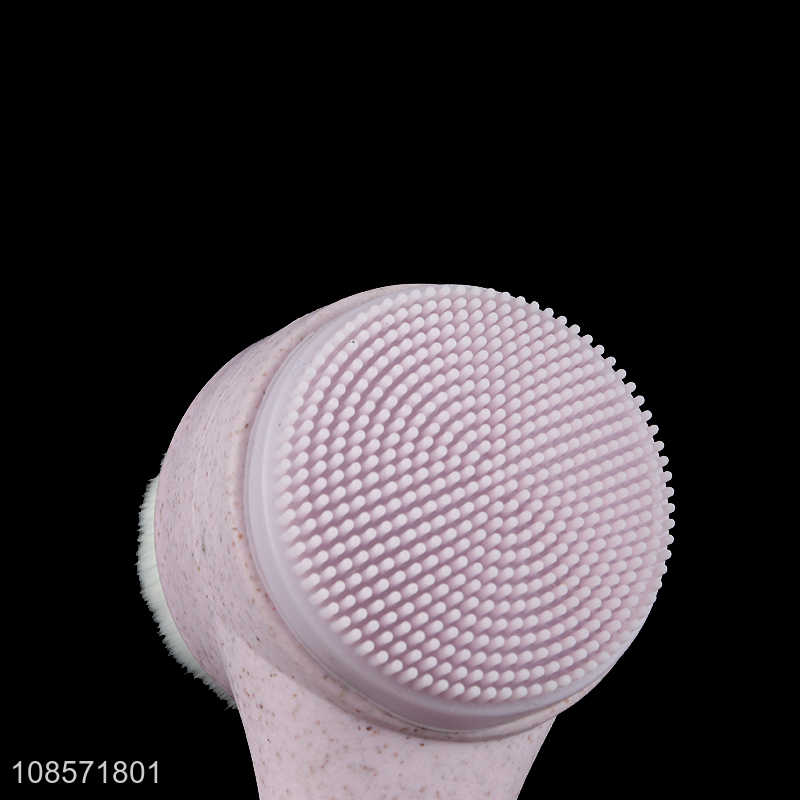 Good quality double-sided facil cleanser face cleaning brush