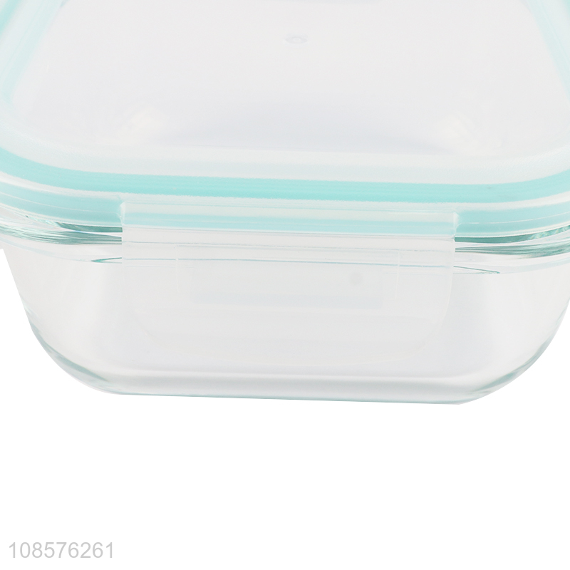 Wholesale 3pcs glass fresh-keeping bowls food storage container