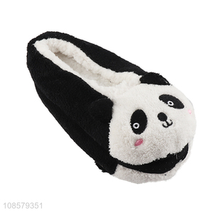 Hot items cartoon panda shape home slippers for indoor