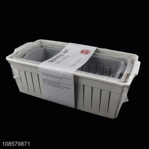 New arrival 3pieces plastic durable storage basket for sale