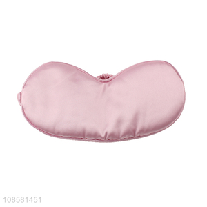 Wholesale imitated silk sleeping eyeshade travel sleeing eye mask