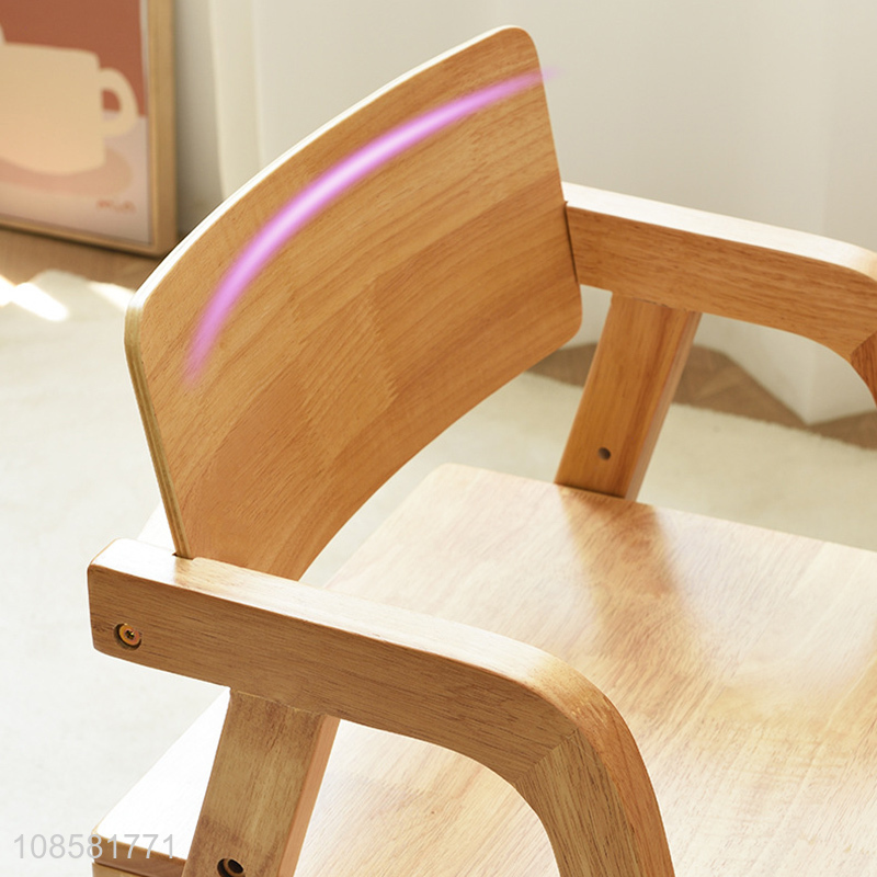 Wholesale adjustable wooden multi-function dining chair for kids toddlers