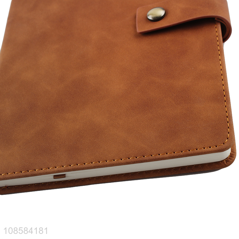 Hot selling pu leather cover notebook diary book for stationery