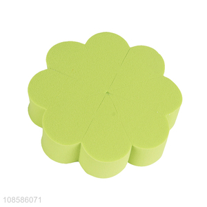 Factory supply green washable makeup puff cosmetic sponge