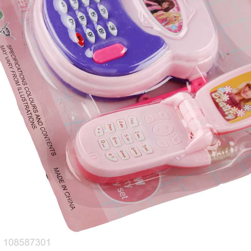 Good price beauty phone toy music cell phone for kids age 3+