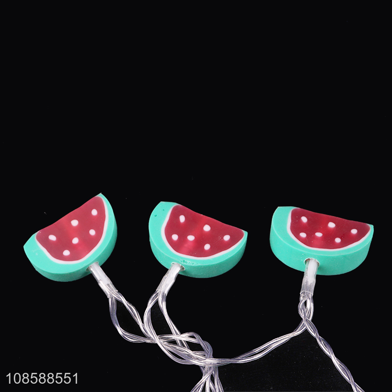 Customized summer home decor AA battery operated watermelon led string light