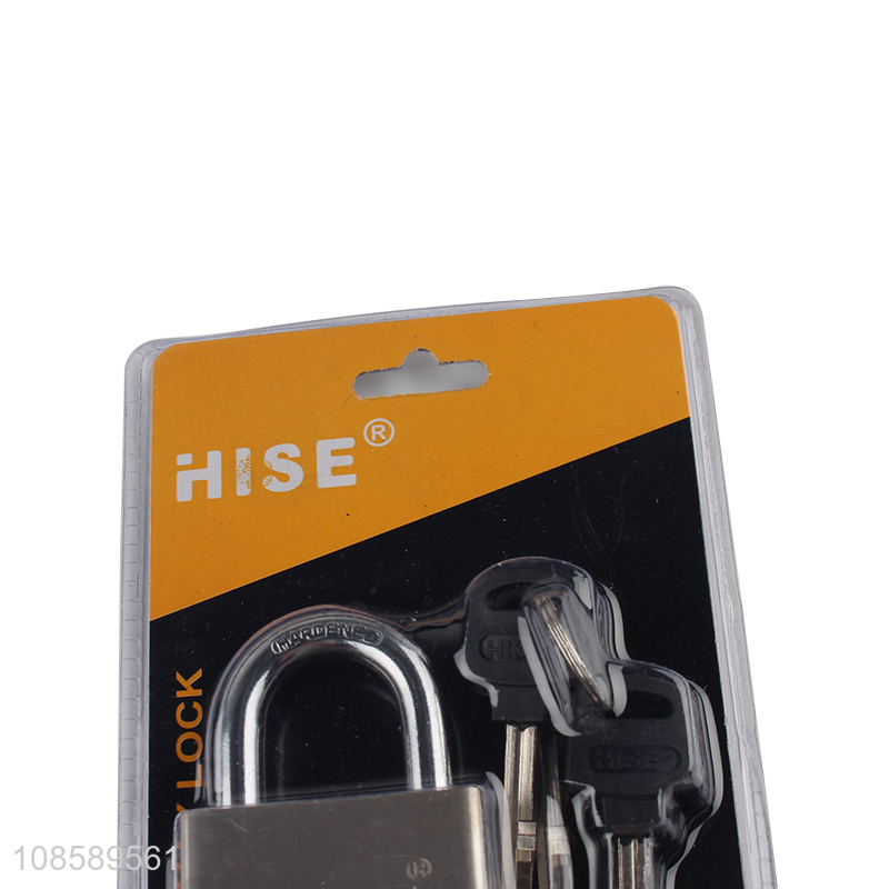 Custom logo heavy duty padlock with keys for school gym