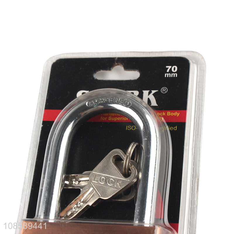 Wholesale multi-use indoor outdoor iron warded padlock with keys