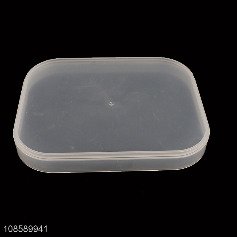 Wholesale multi-purpose 2-compartment plastic storage box with lid